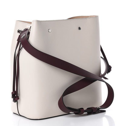 Louis Vuitton Calfskin Lockme Bucket Soie Quartz Calla 3 of 9