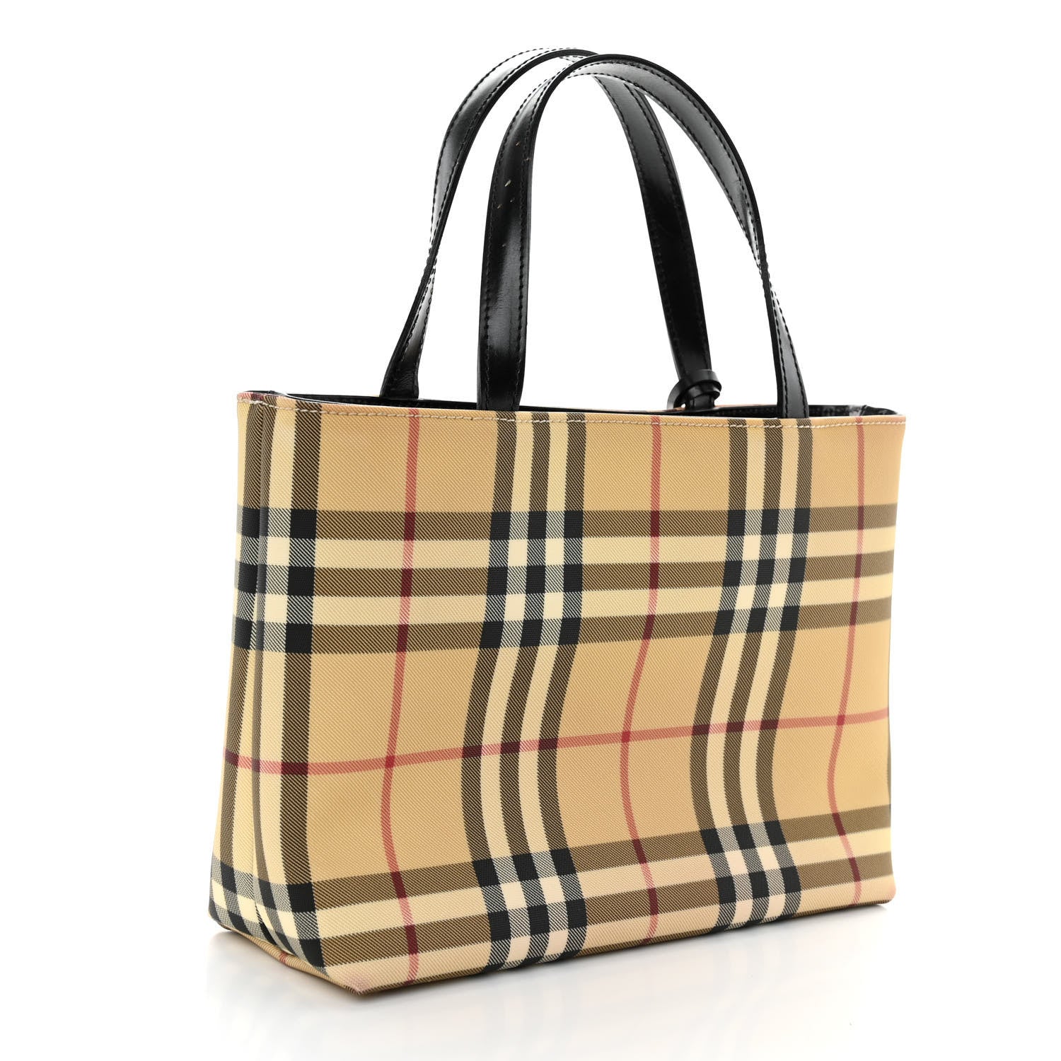 Burberry House Check Small Tote Black 3 of 11