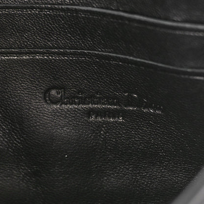 Christian Dior Lambskin Cannage Wallet on Chain Black 6 of 9