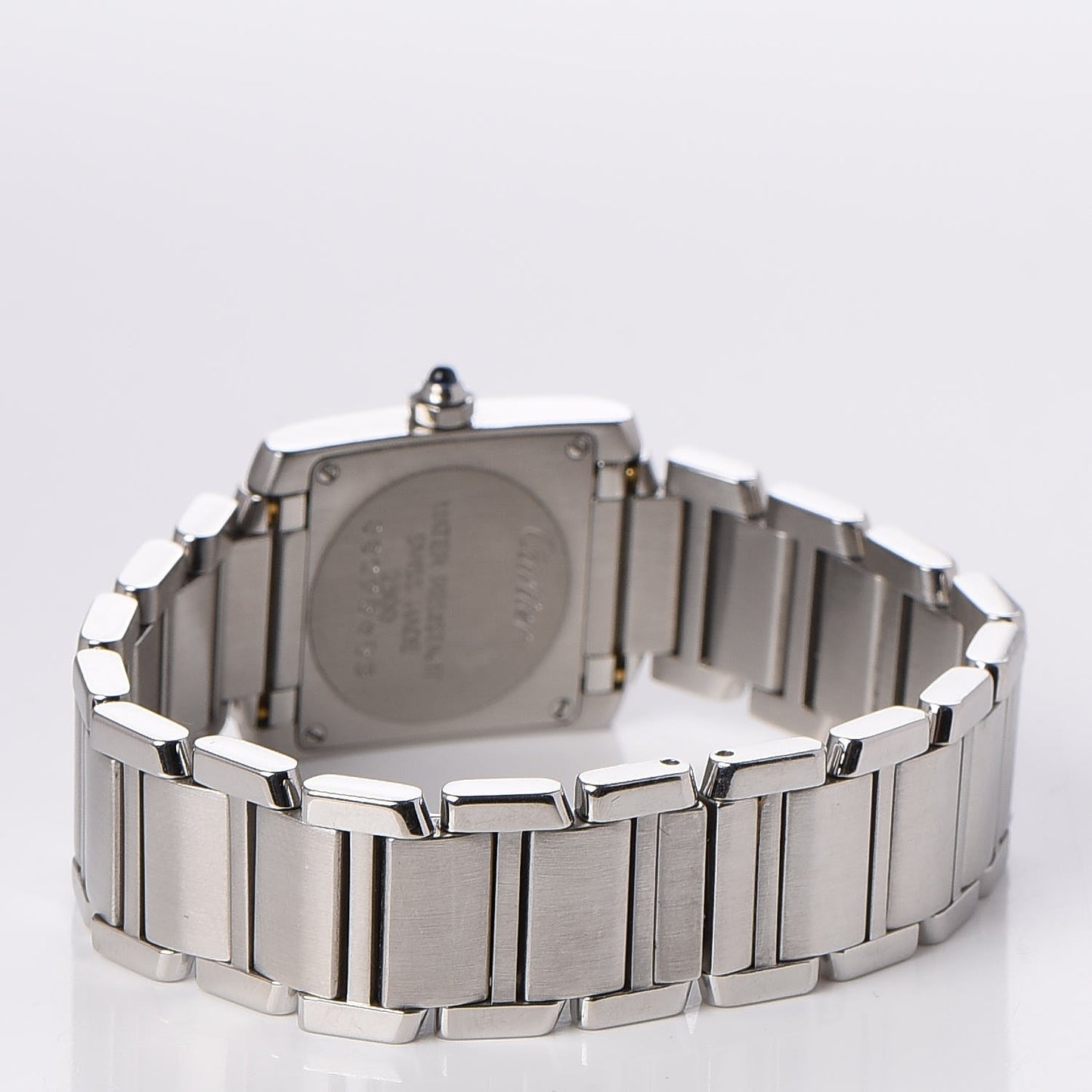 Stainless Steel 20mm Tank Francaise Quartz Watch