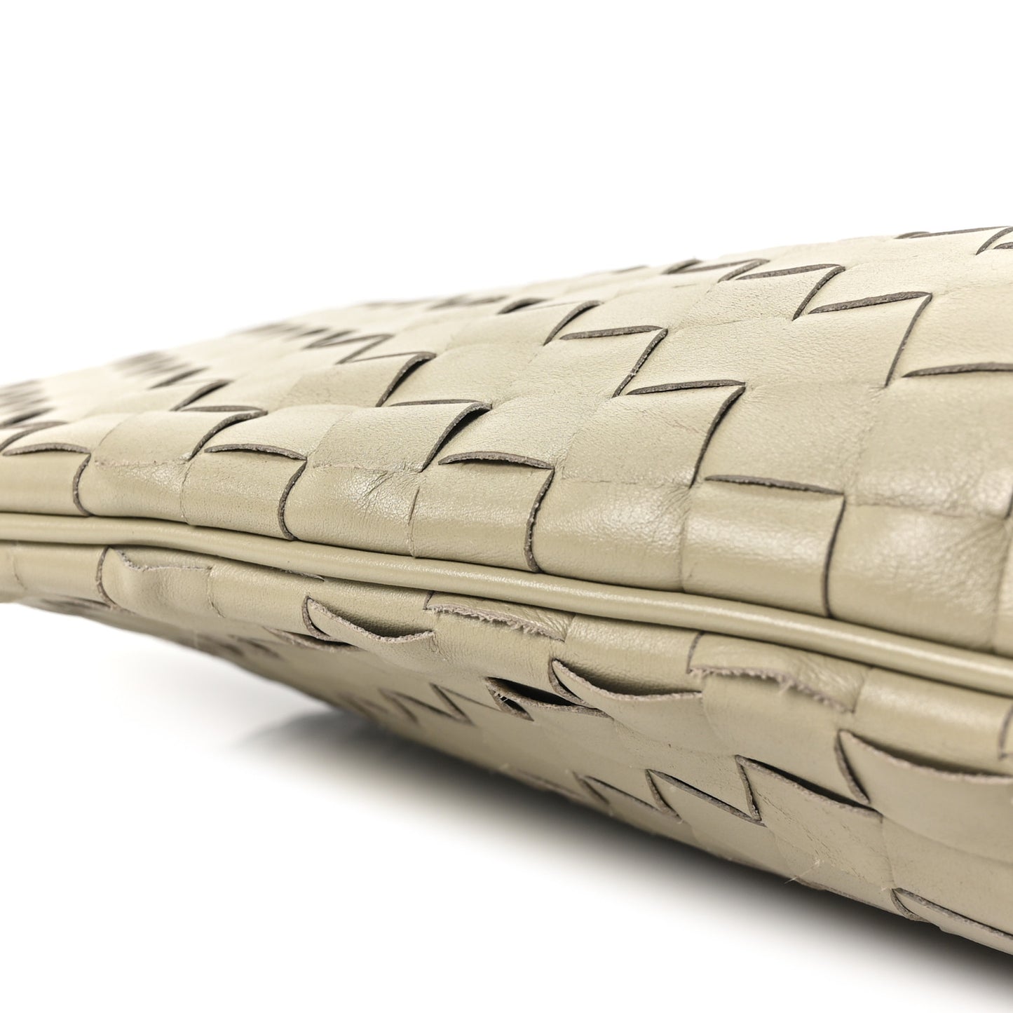 Calfskin Intrecciato Virgule Travertine
