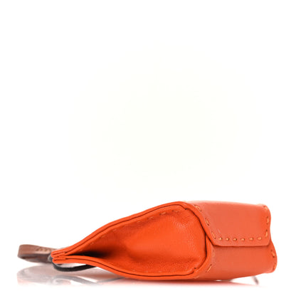 Hermes Milo Lambskin Swift Shopping Bag Charm Feu Gold 3 of 6