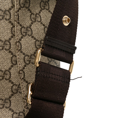 Gucci GG Plus Monogram Messenger Diaper Bag Dark Brown 10 of 10