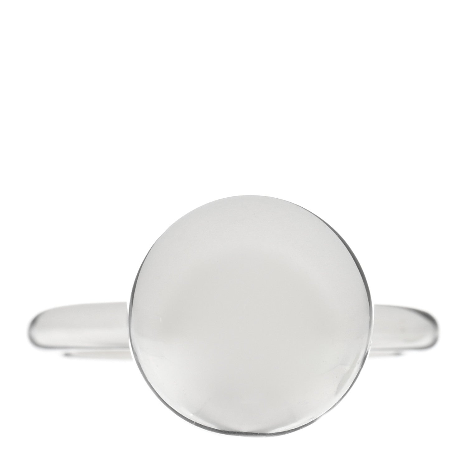 Tiffany Sterling Silver 12mm Hardwear Ball Ring 53 6.5 2 of 4