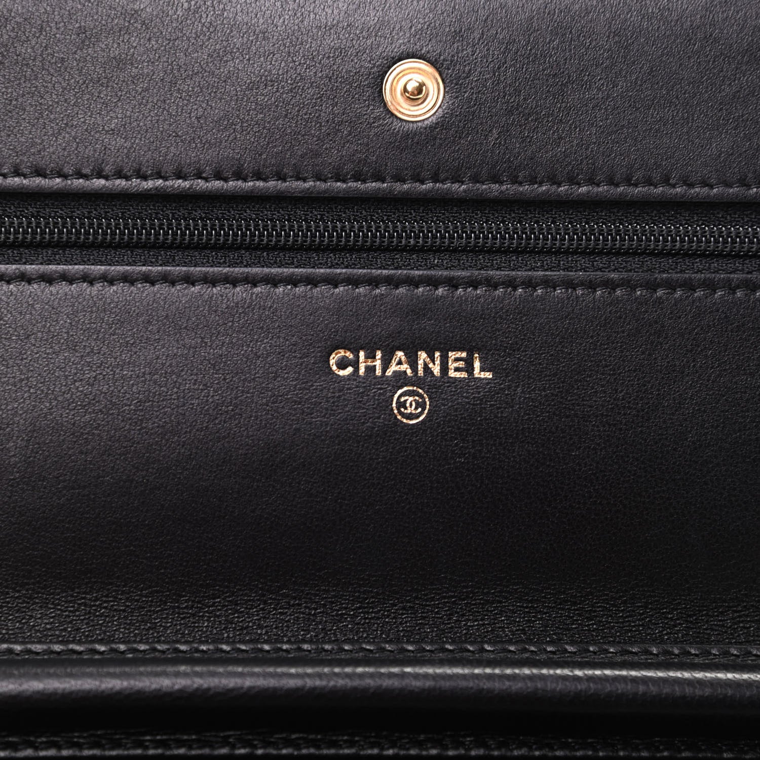 Chanel Lambskin Quilted Egyptian Amulet Wallet On Chain WOC Black 6 of 9