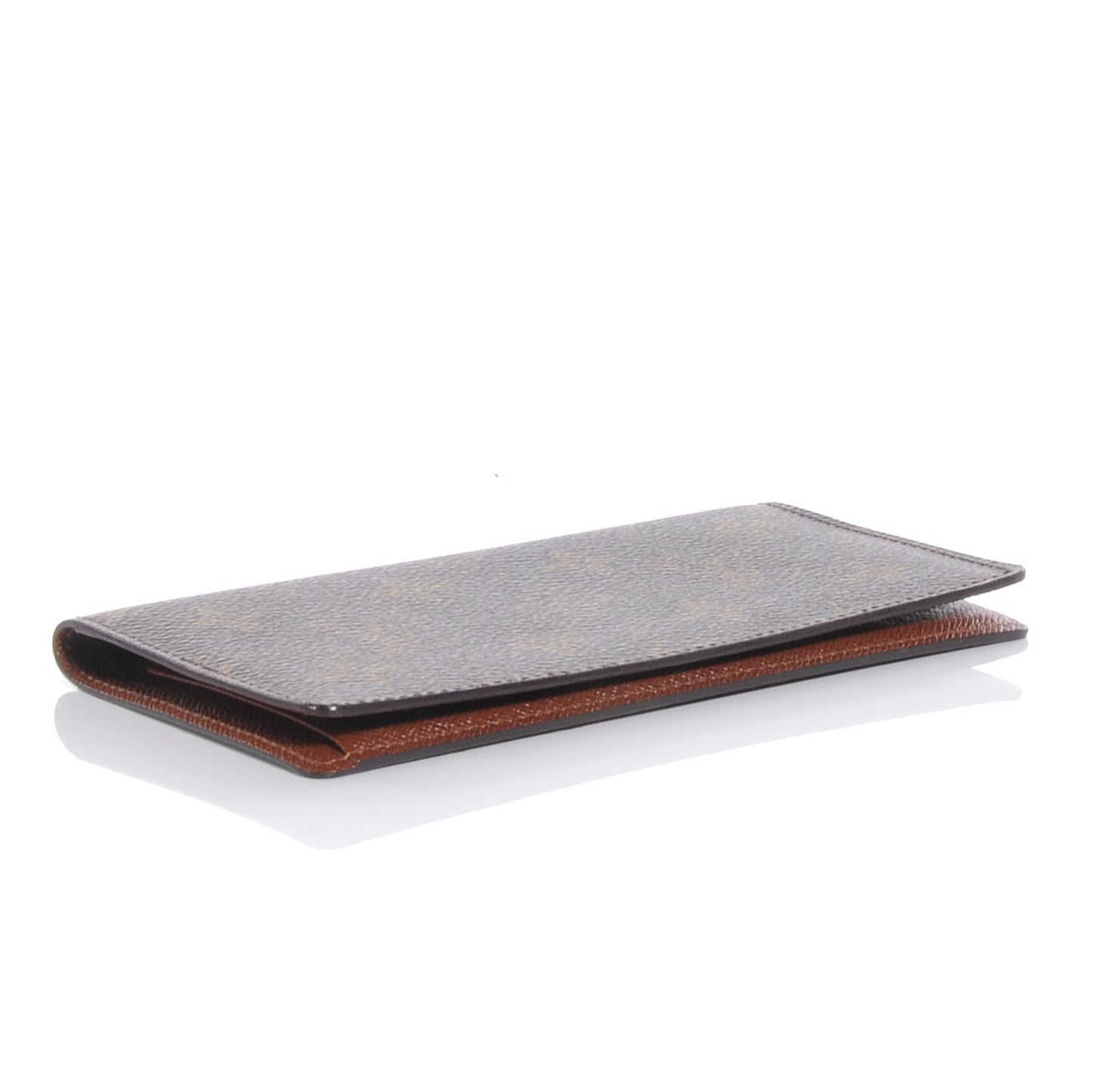Monogram Simple Checkbook Holder Wallet