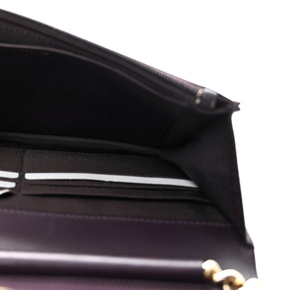 Chanel Caviar Quilted Boy Wallet On Chain WOC Dark Purple 8 of 23