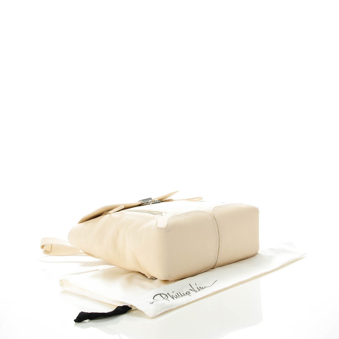 3.1 Textured Calfskin Pashli Backpack Milk