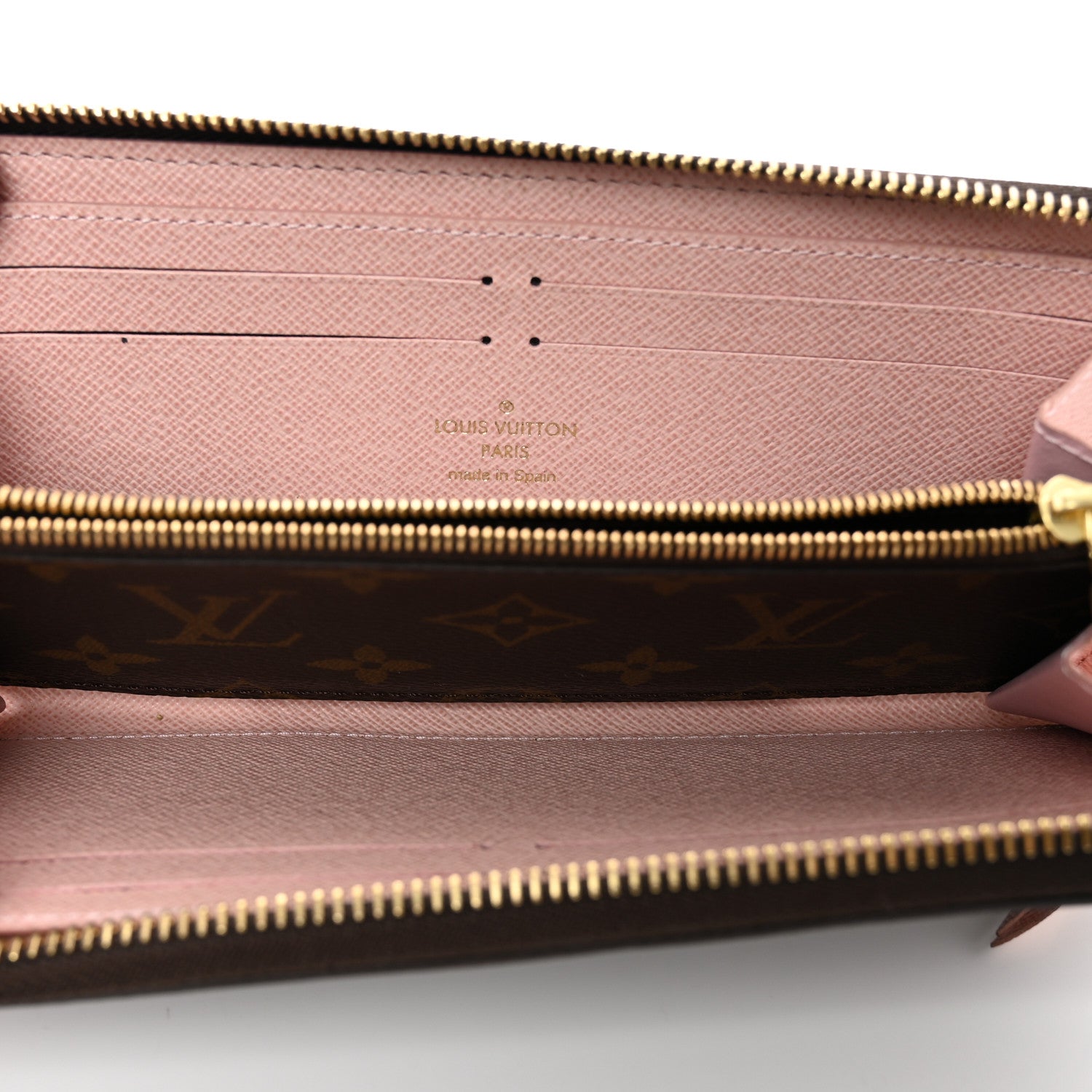 Louis Vuitton Monogram Clemence Wallet Rose Ballerine 5 of 6