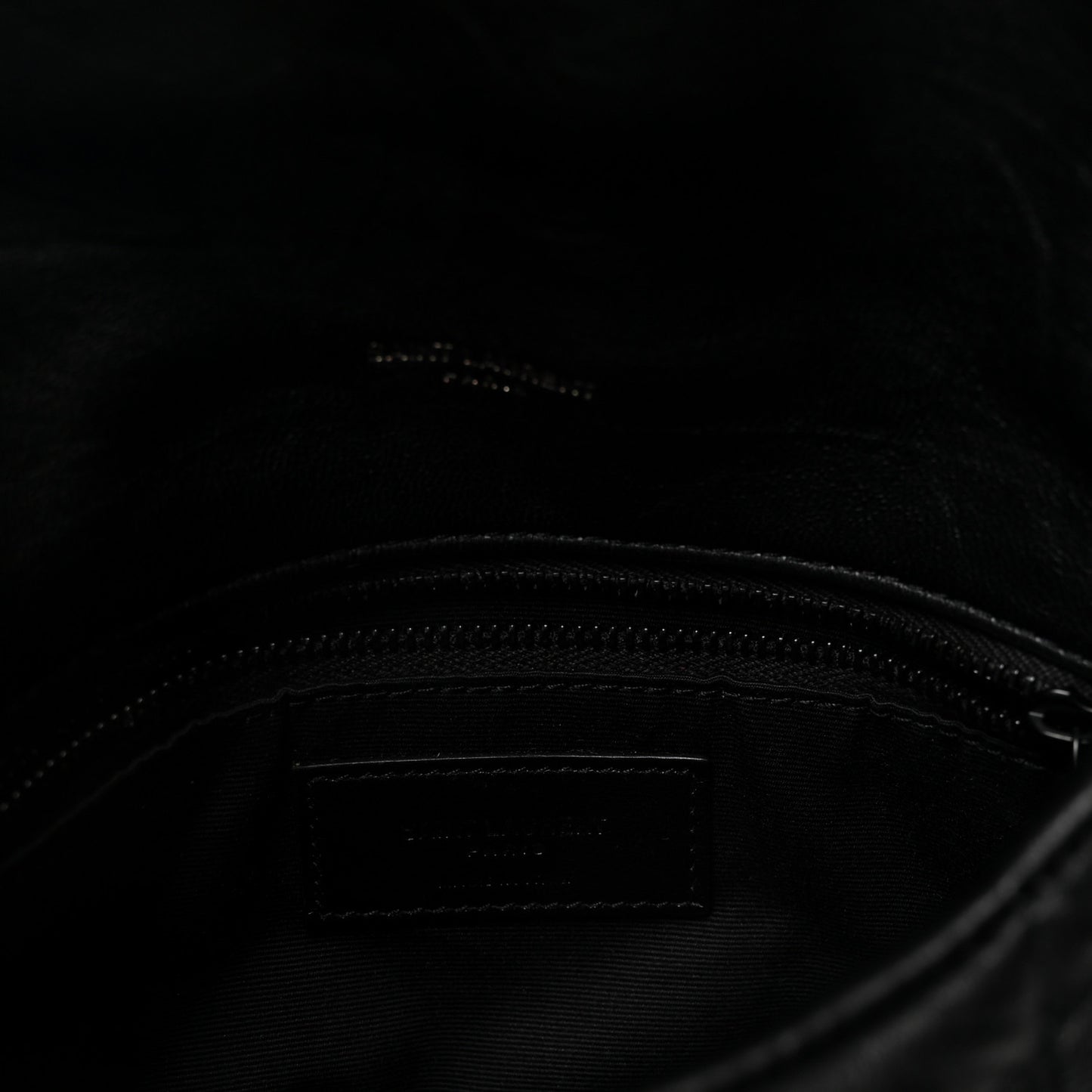 Calfskin Quilted Toy Loulou Puffer Monogram Monochrome Chain Satchel Black