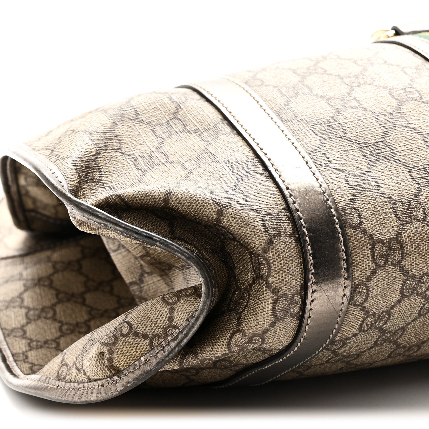 Gucci GG Plus Monogram Web Large Joy Shoulder Bag Metallic 9 of 12