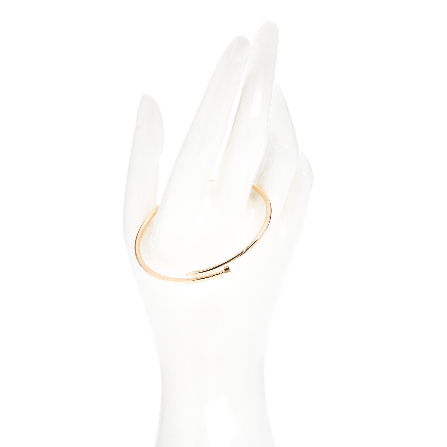 Cartier 18K Yellow Gold Small Juste Un Clou Bracelet 17 2 of 5