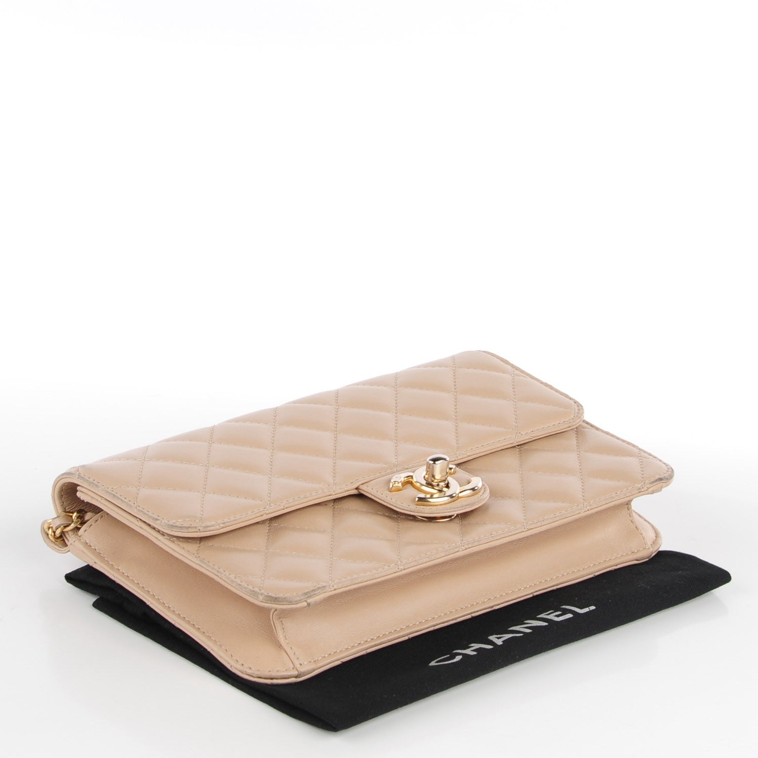 Chanel Lambskin Quilted Medium Crossing Times Flap 4 of 8