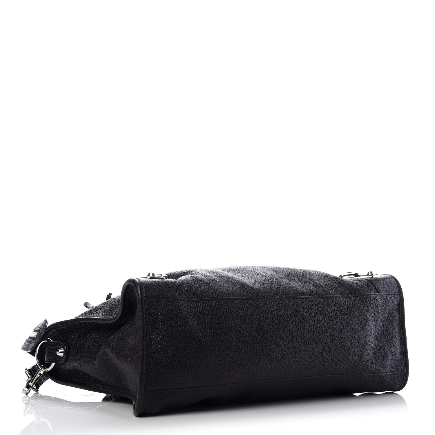 Balenciaga Chevre Silver Metallic Edge Hardware City Black 5 of 11