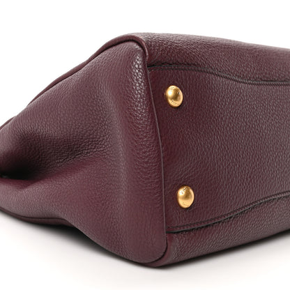 Prada Vitello Phenix Shopping Tote  Granato 10 of 11