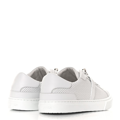 Hermes Calfskin Perforated Day Sneakers 35.5 White 4 of 9