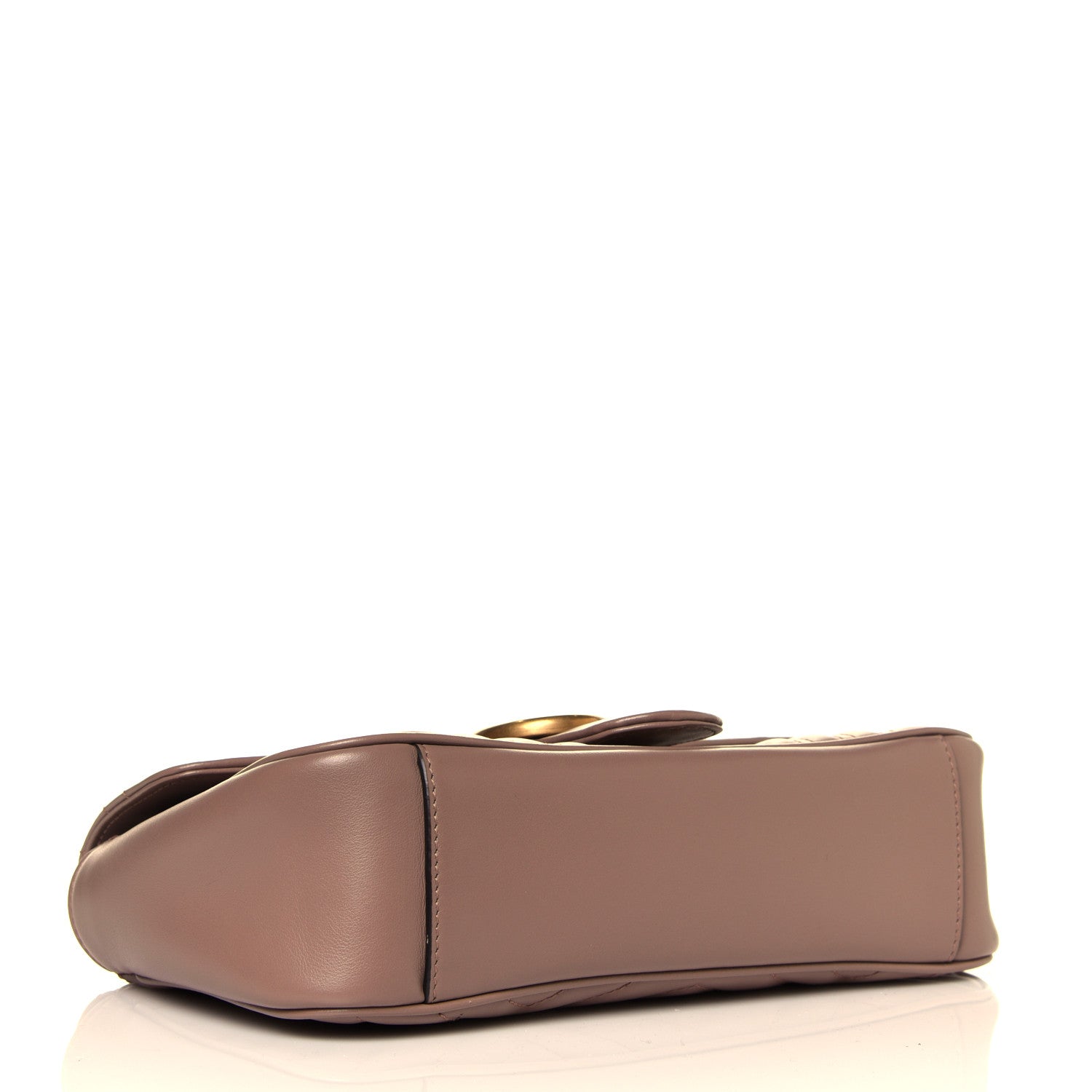 Gucci Calfskin Matelasse Small GG Marmont Shoulder Bag Porcelain Rose 3 of 4