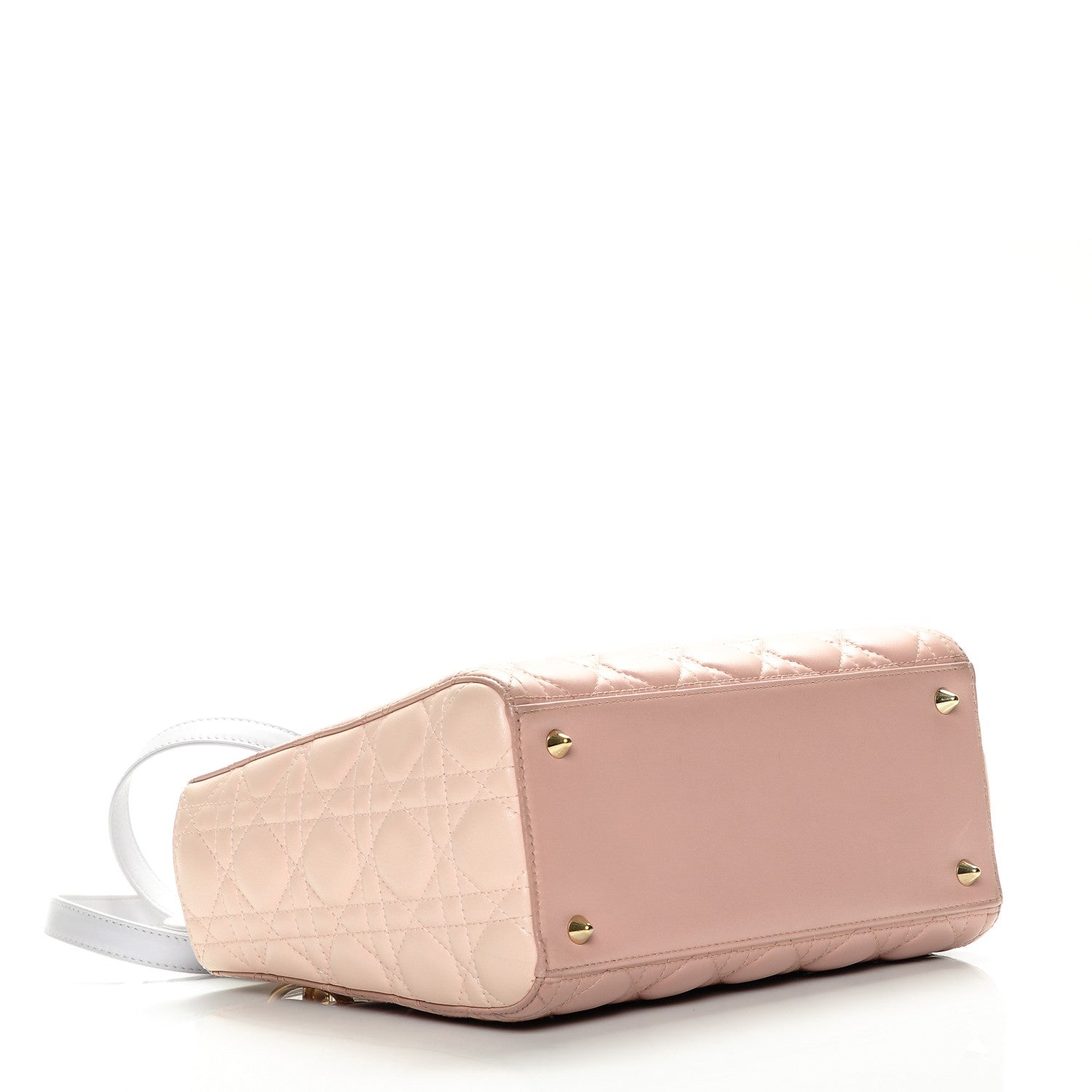 Christian Dior Lambskin Cannage Medium Tri-Color Lady Dior Rose Pale 4 of 7