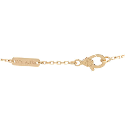 Van Cleef & Arpels 18K Yellow Gold Vintage Alhambra Pendant Necklace 4 of 5