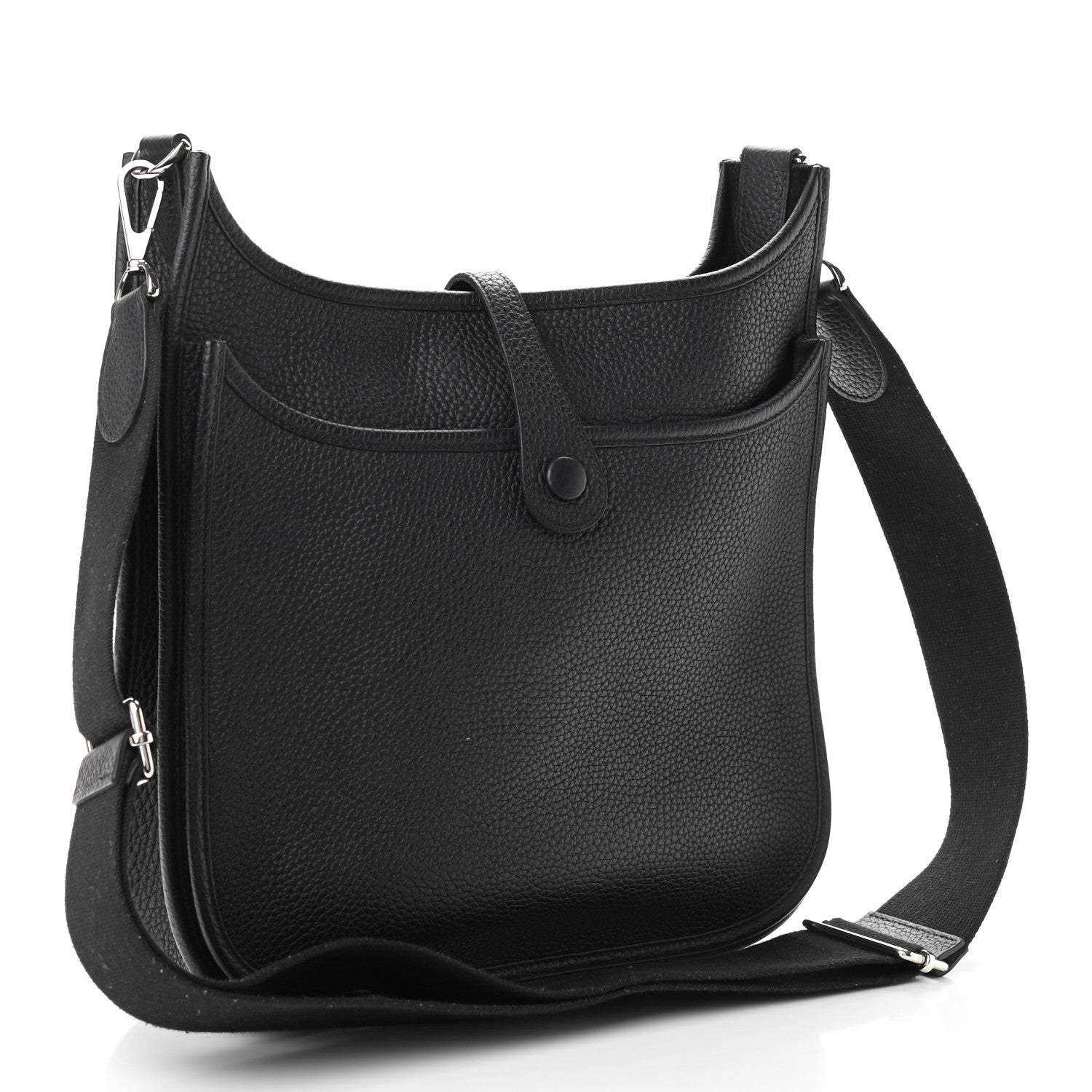 Hermes Taurillon Clemence Evelyne III PM Black 2 of 10
