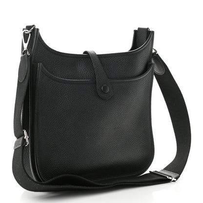 Hermes Taurillon Clemence Evelyne III PM Black 2 of 10