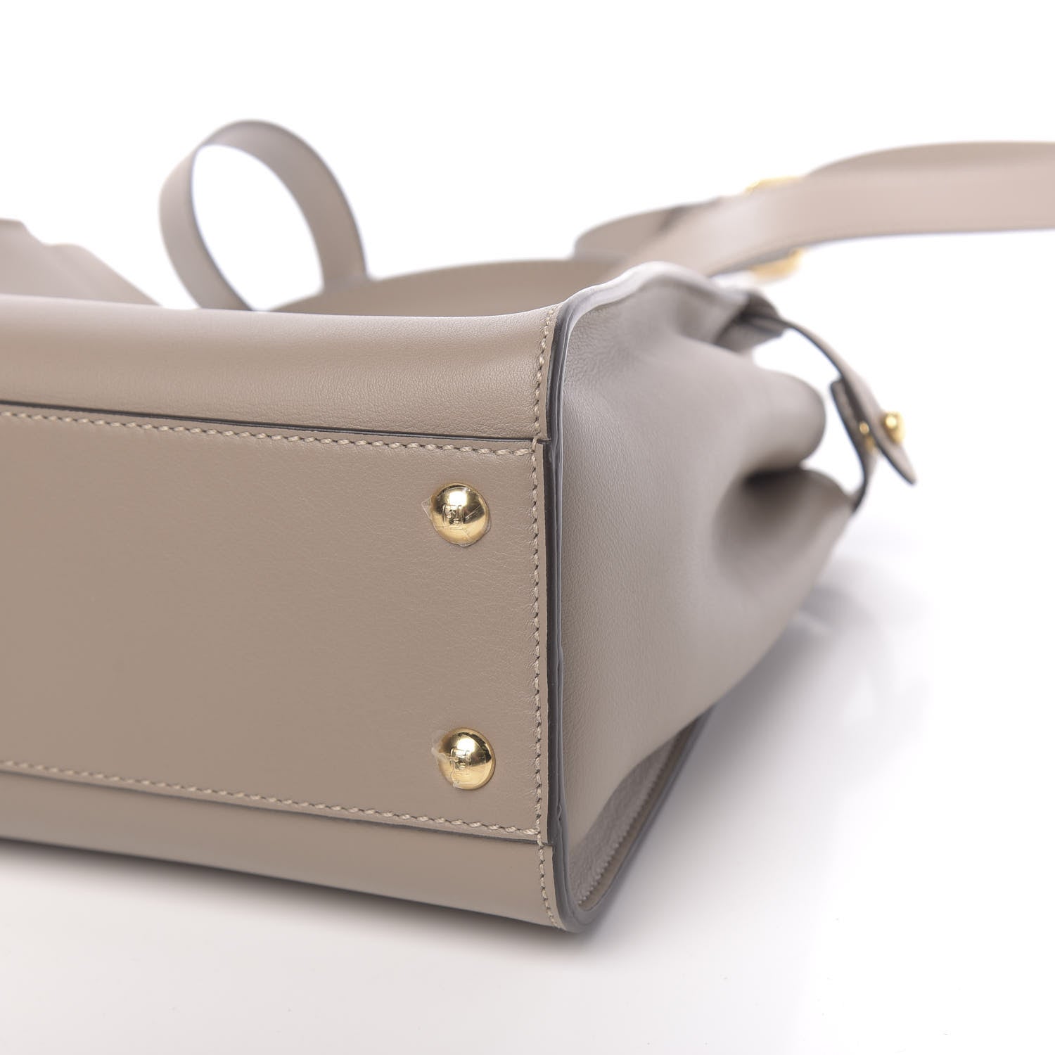 Fendi Vitello Seta Plexiglass Tortoise Medium Peekaboo Iconic Satchel Tortora 11 of 11