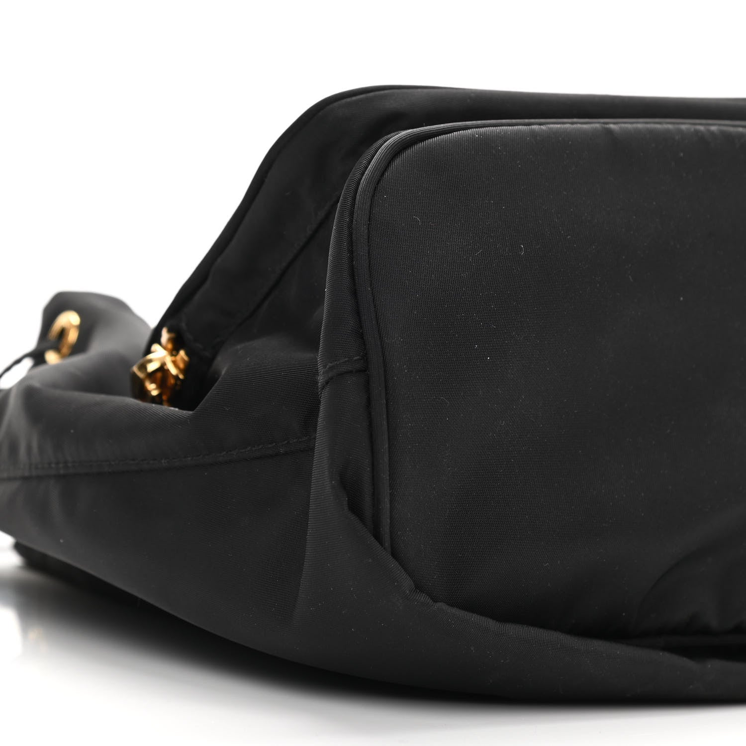 Prada Re-Nylon Duet Drawstring Shoulder Bag Black 9 of 10