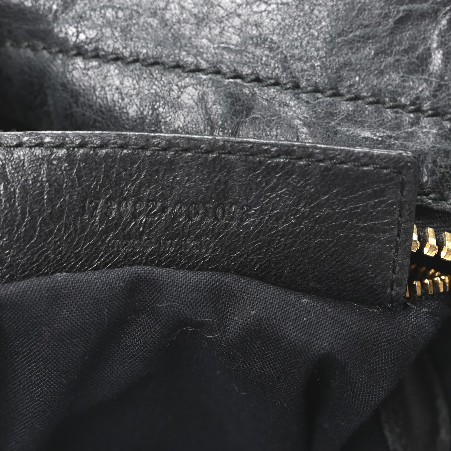 Agneau Giant 12 Gold Hardware Part Time Black