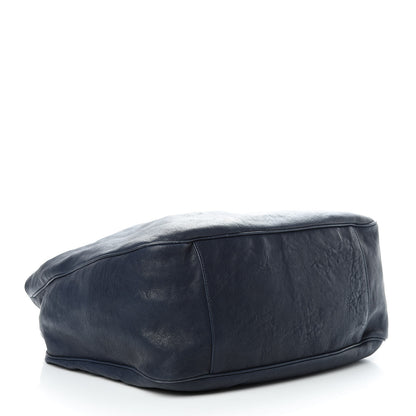 Saint Laurent Goatskin Large Roady Hobo Navy 4 of 12