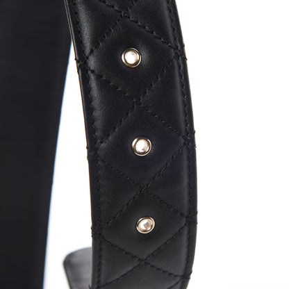 Chanel Lambskin Quilted CC Chain Belt 95 38 Black 5 of 6