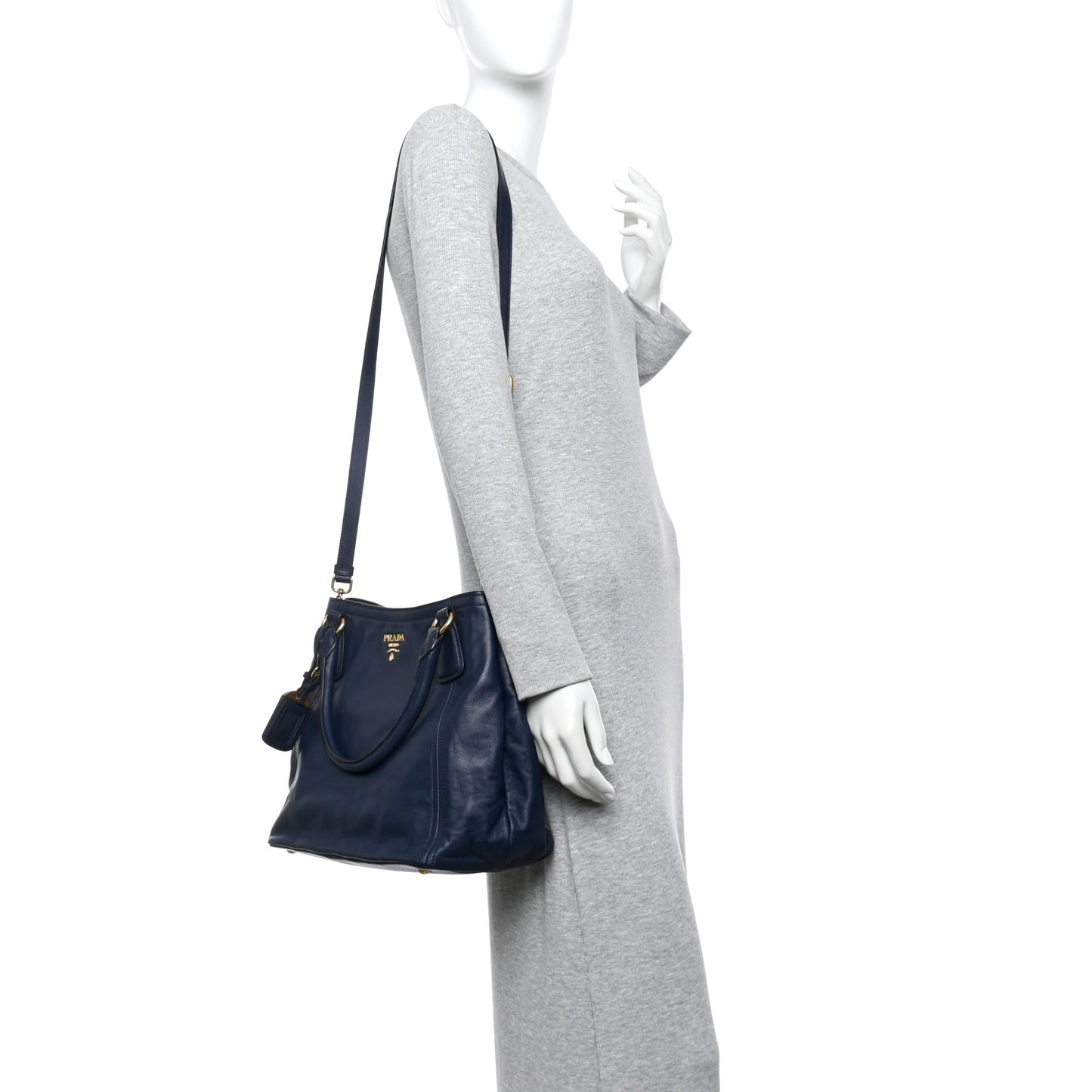 Soft Calf Tote Navy