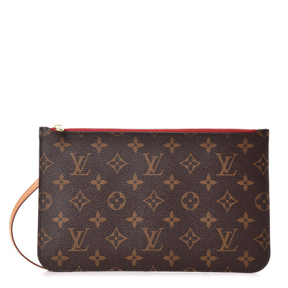 Louis Vuitton Monogram Neverfull MM GM Pochette Cherry 1 of 8