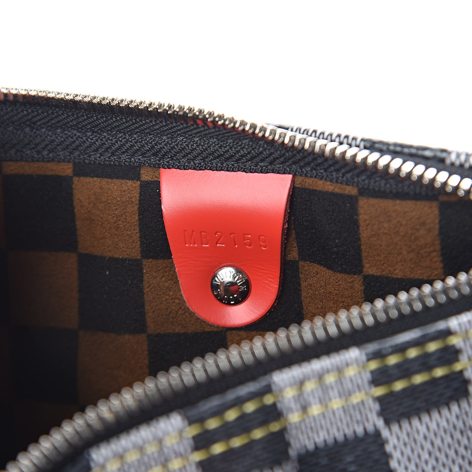 Louis Vuitton Damier Speedy Bandouliere 30 Black White 6 of 13