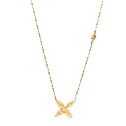 Louis Vuitton Metal Louisette Necklace Gold 1 of 4