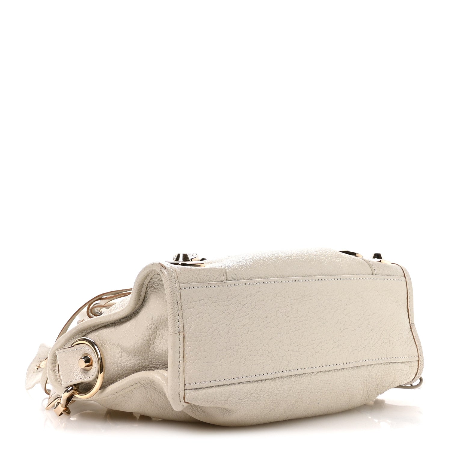 Balenciaga Chevre Gold Metallic Edge Hardware Mini City Ivory 5 of 11