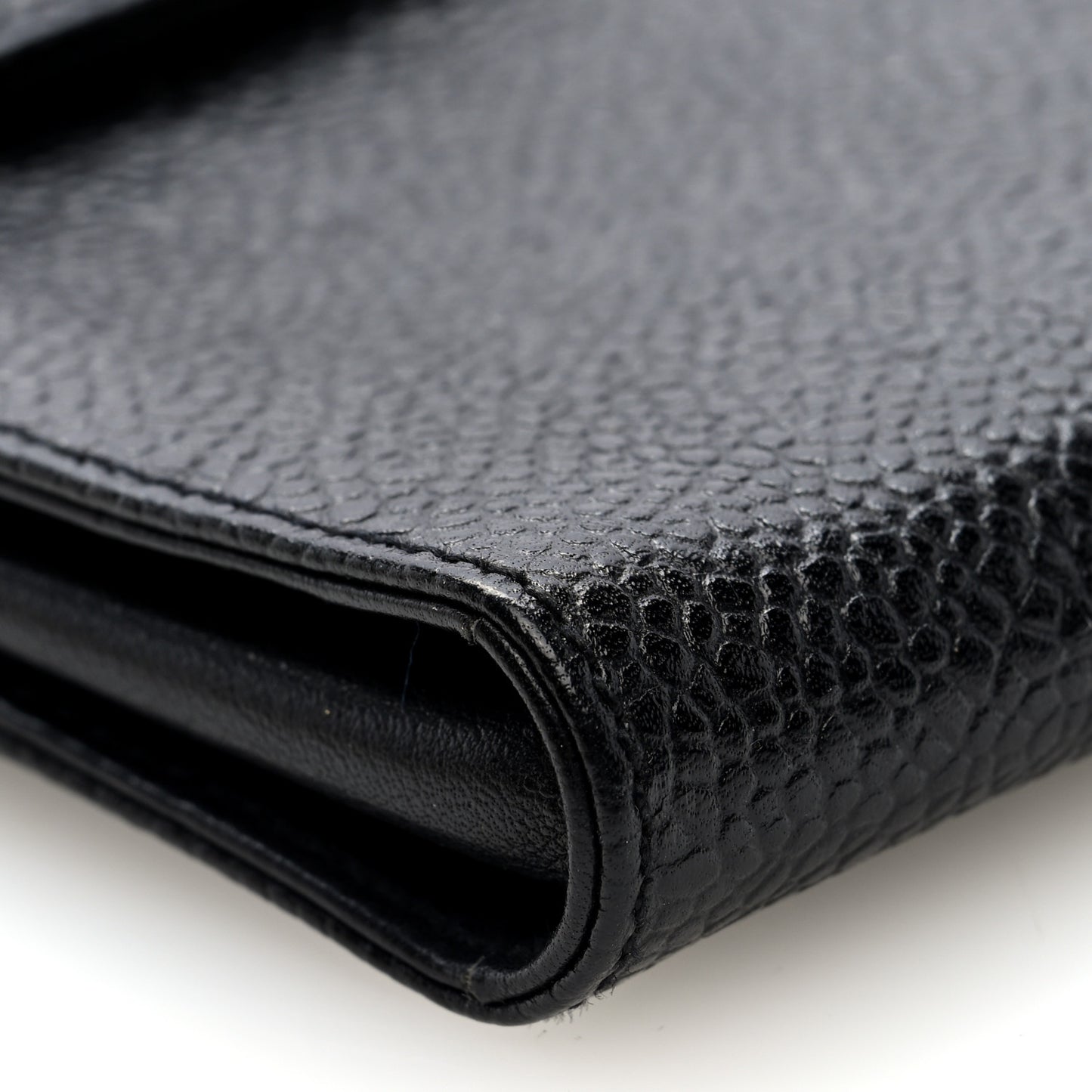 Caviar CC Phone Holder Crossbody Black