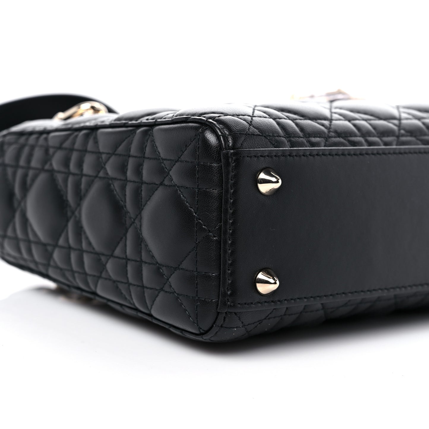Lambskin Cannage Small My ABCDior Lady Dior Black