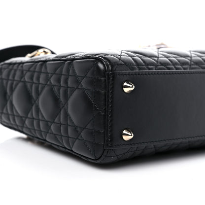Christian Dior Lambskin Cannage Small My ABCDior Lady Dior Black 9 of 11