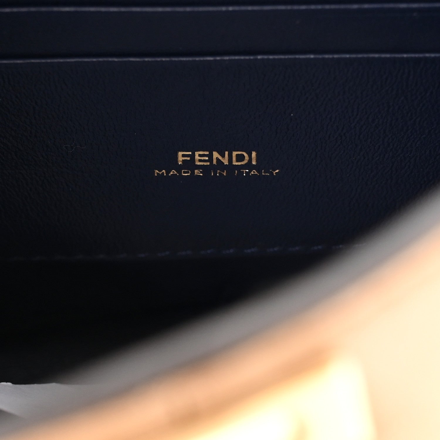 Fendi Vitello Grace Matte Mini Guitar Bag Miele Scuro 8 of 12