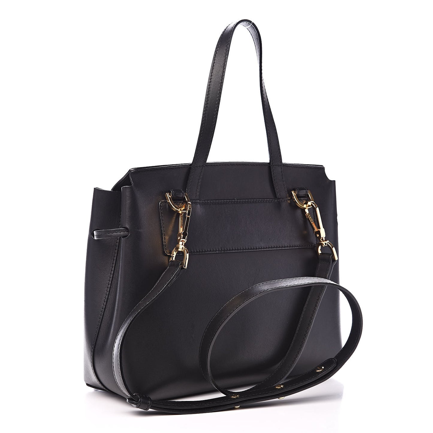 Calfskin Mini Lady Bag Black Flamma