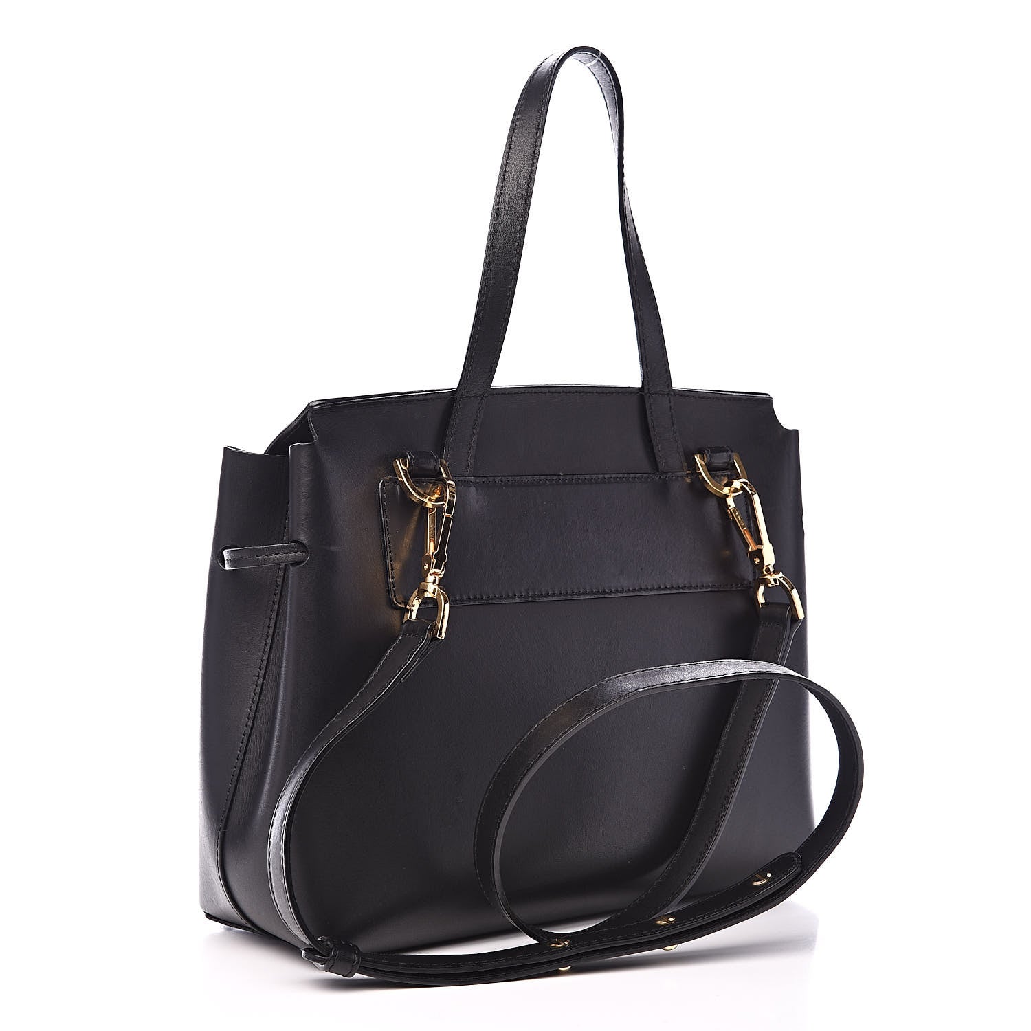 Mansur Gavriel Calfskin Mini Lady Bag Black Flamma 3 of 14