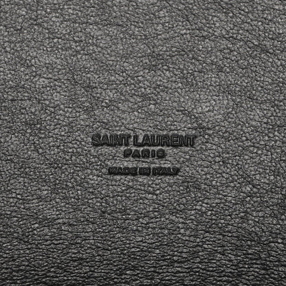 Saint Laurent Mesh Patent Rive Gauche Tote Black 6 of 11