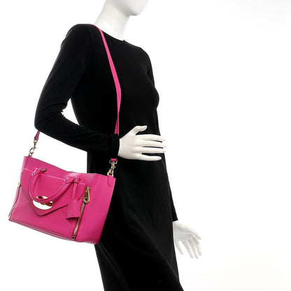 Mulberry Silky Calf Small Willow Tote Fuchsia 2 of 13
