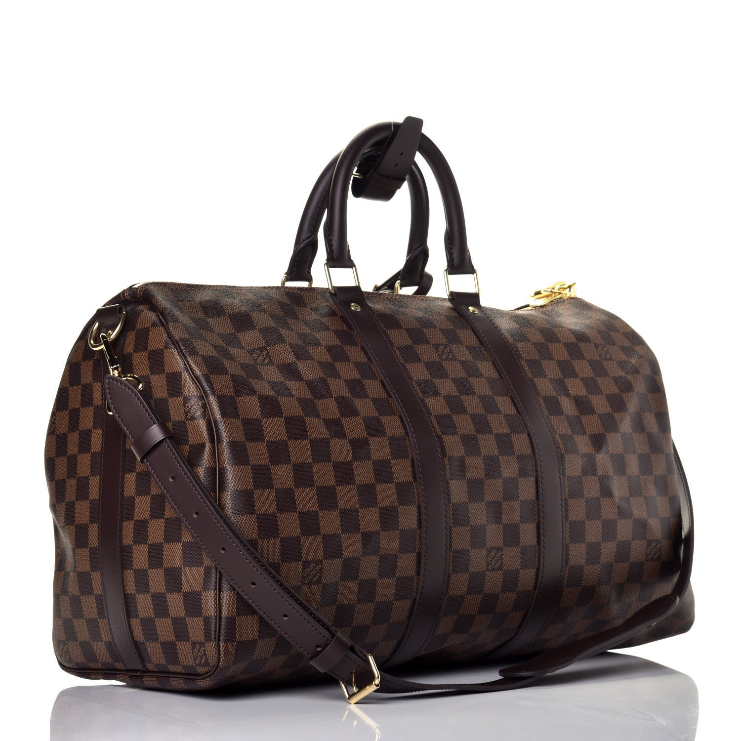 Louis Vuitton Damier Ebene Keepall Bandouliere 45 2 of 7