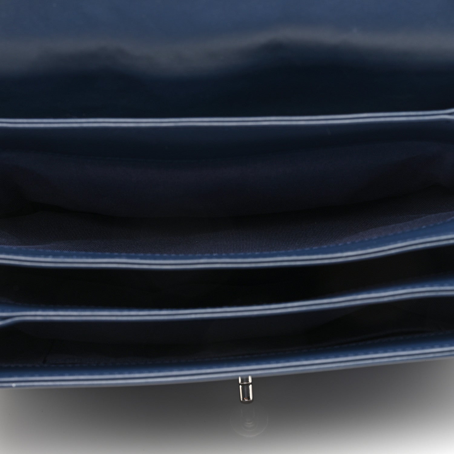 Chanel Calfskin Jumbo Tramezzo Flap Navy 5 of 10