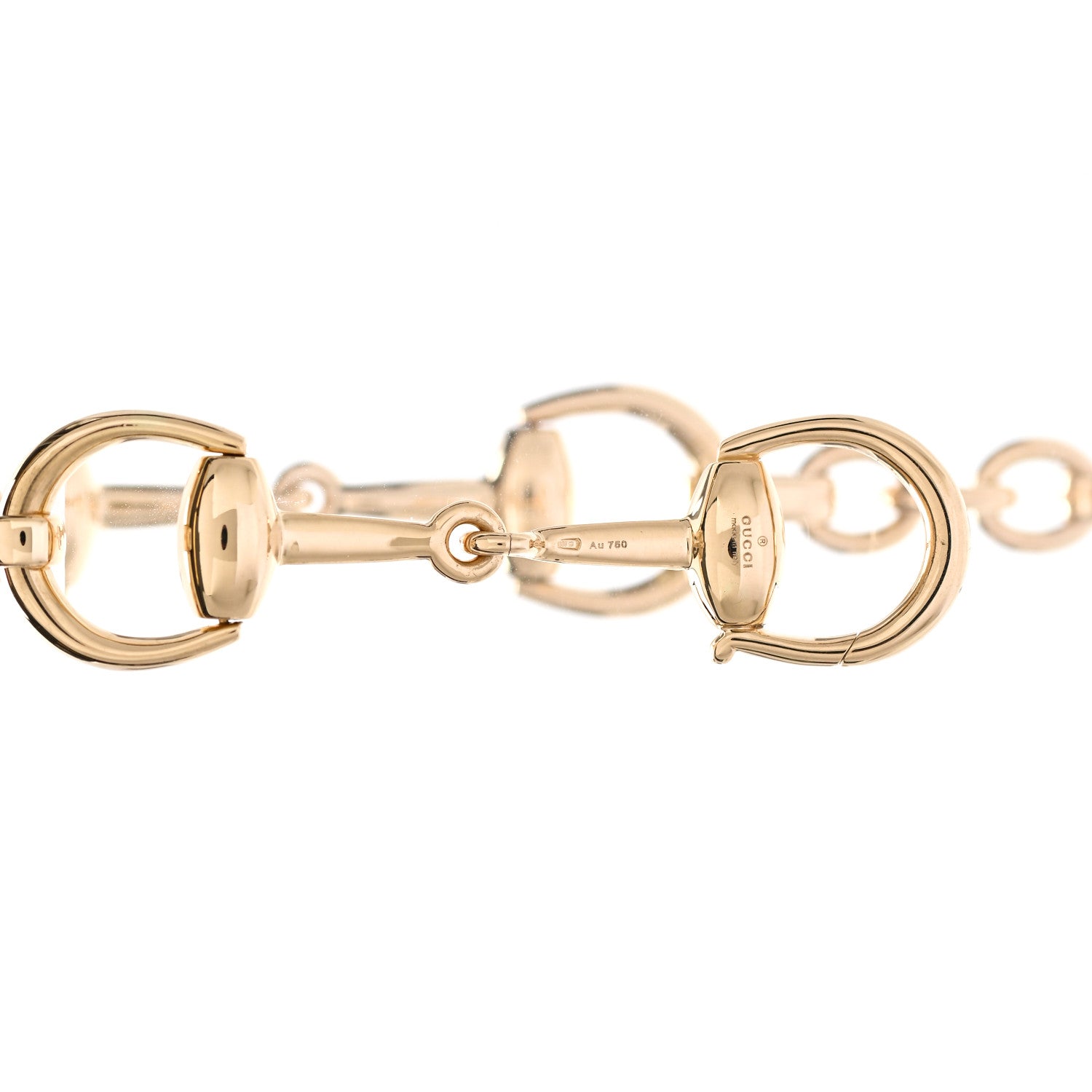 Gucci 18K Yellow Gold Horsebit Bracelet 3 of 3