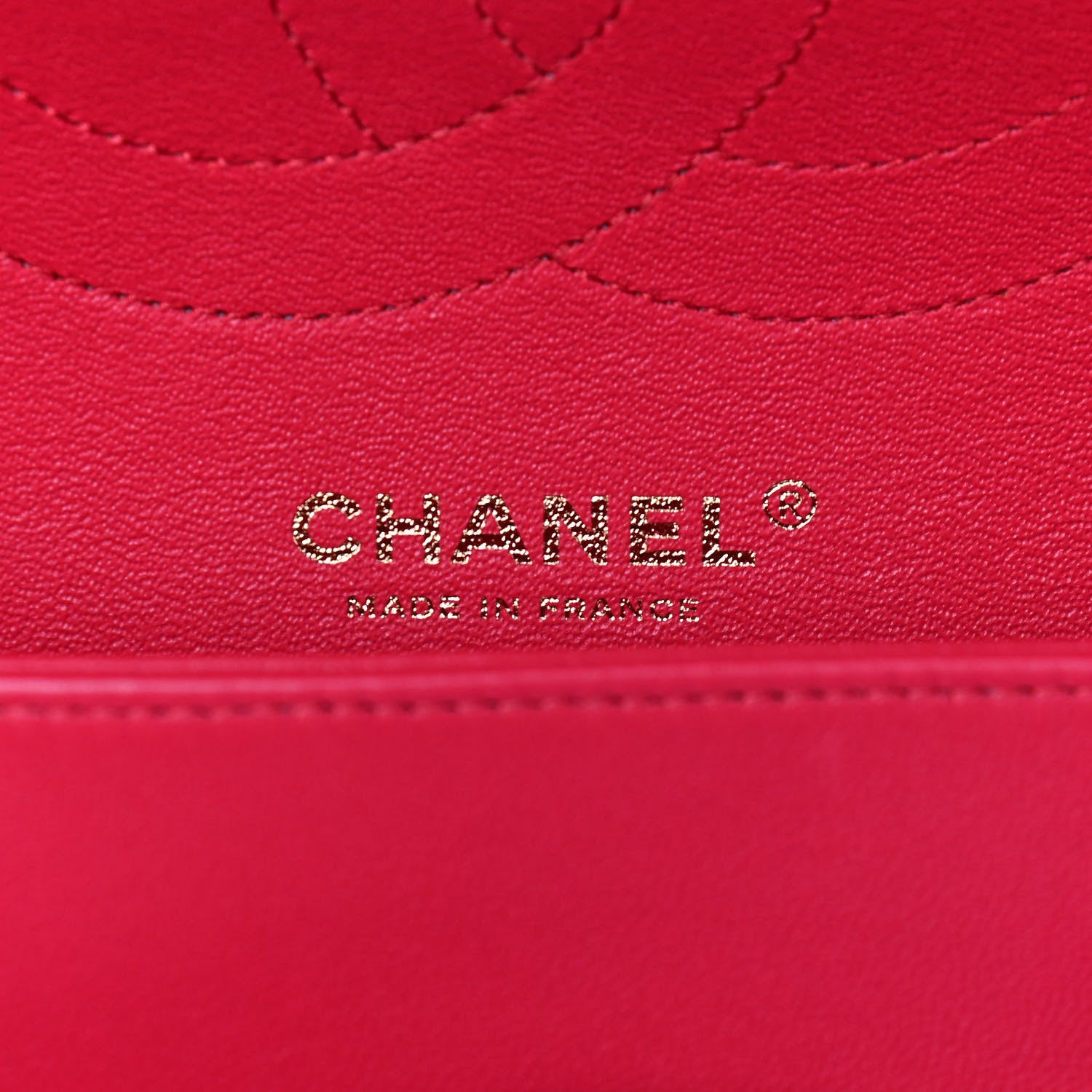 Chanel Lambskin Quilted Jumbo Double Flap Red 5 of 9