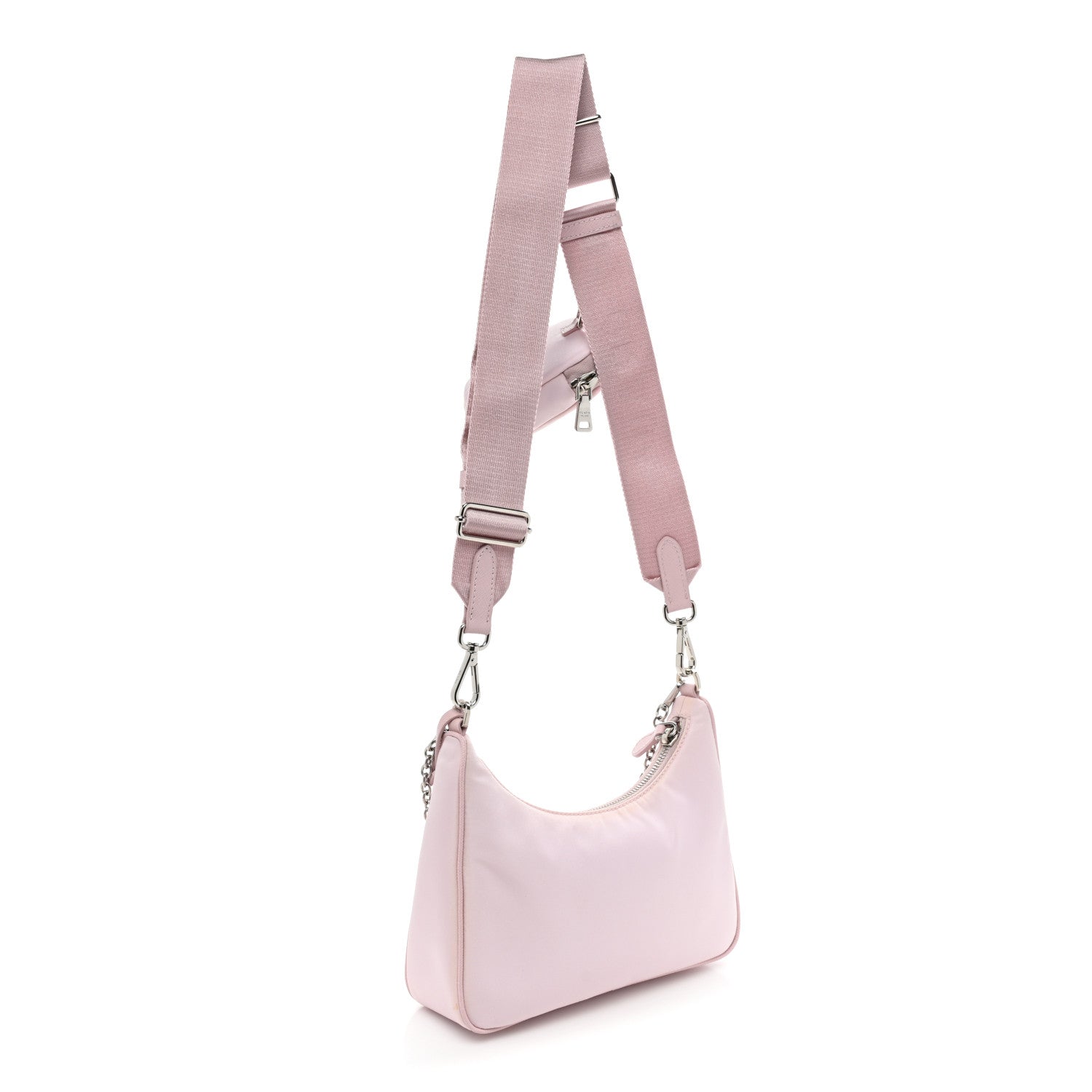 Prada Nylon Re-Edition 2005 Shoulder Bag Alabastro 3 of 13