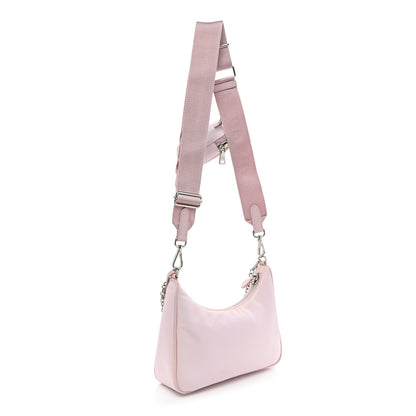 Prada Nylon Re-Edition 2005 Shoulder Bag Alabastro 3 of 13