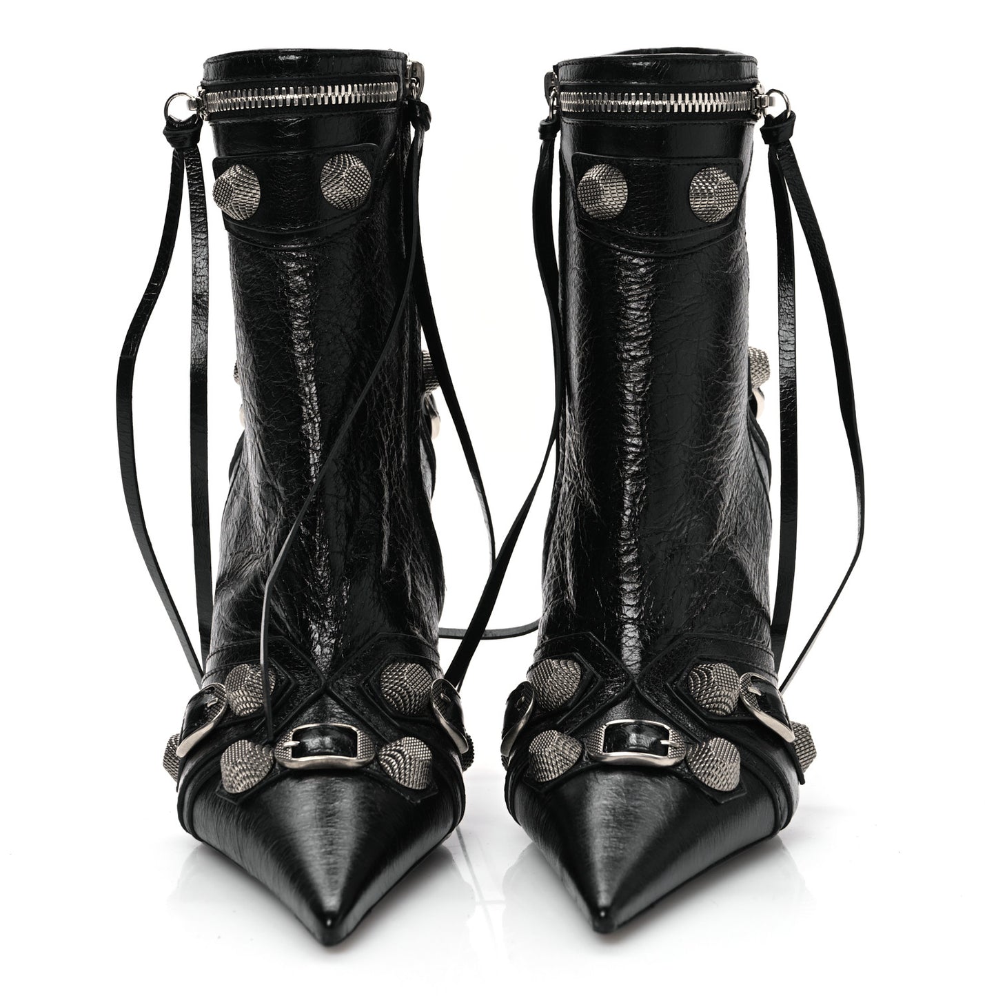 Agneau Arena Cagole 90mm Ankle Boots 36 Black